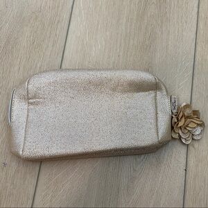 NWOT - Lancôme Gold Cosmetic Bag